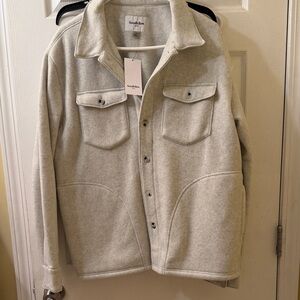 Goodfellow & Co Men's Light Gray Shirt Jacket